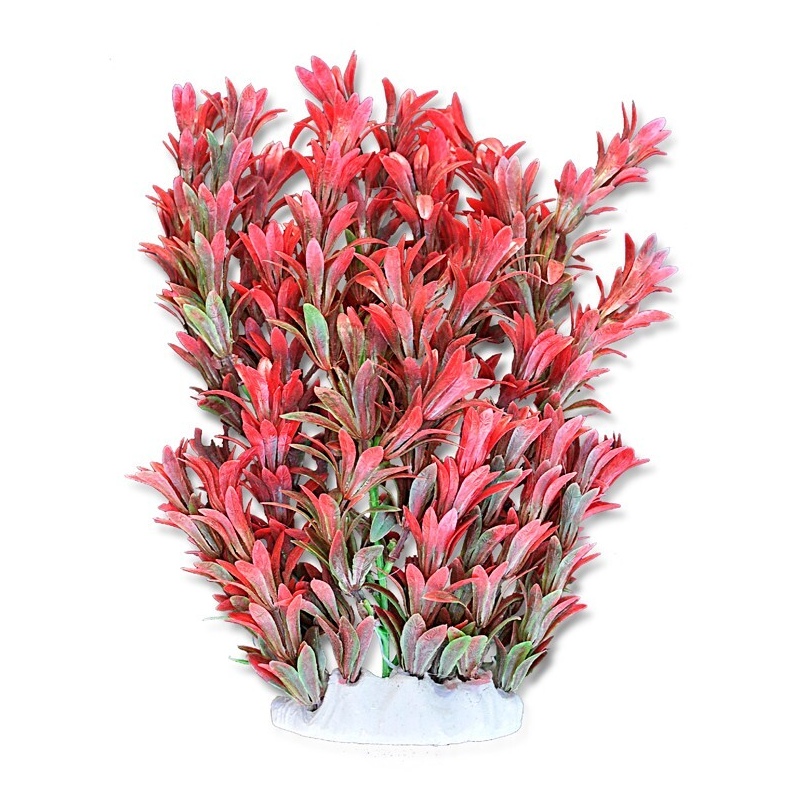 Happet red-green artificial aquarium plant